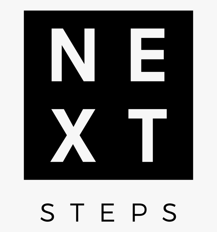 Next Steps - Black - Poster, HD Png Download