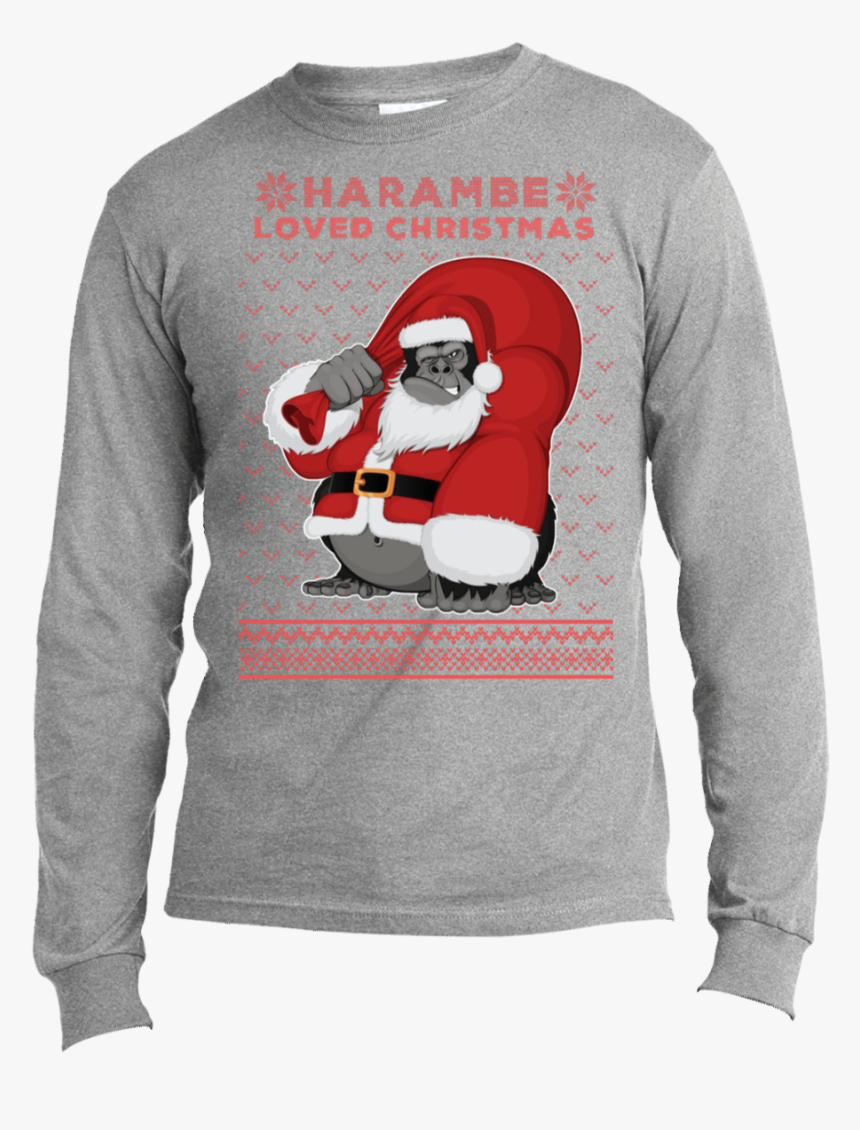 All I Want For Xmas Is Harambe Shirt - T-shirt, HD Png Download