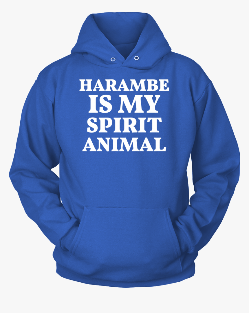 Harambe Is My Spirit Animal - Hoodie, HD Png Download