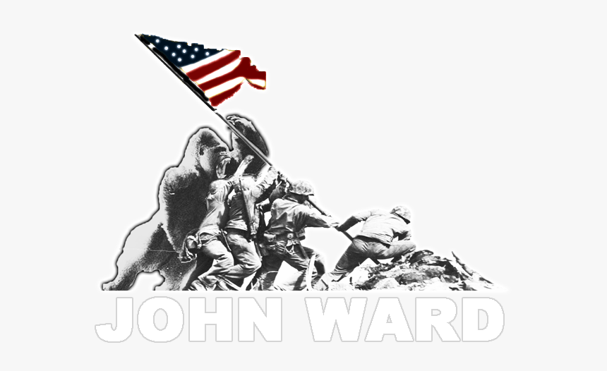 Iwo Jima Flag Raising, HD Png Download