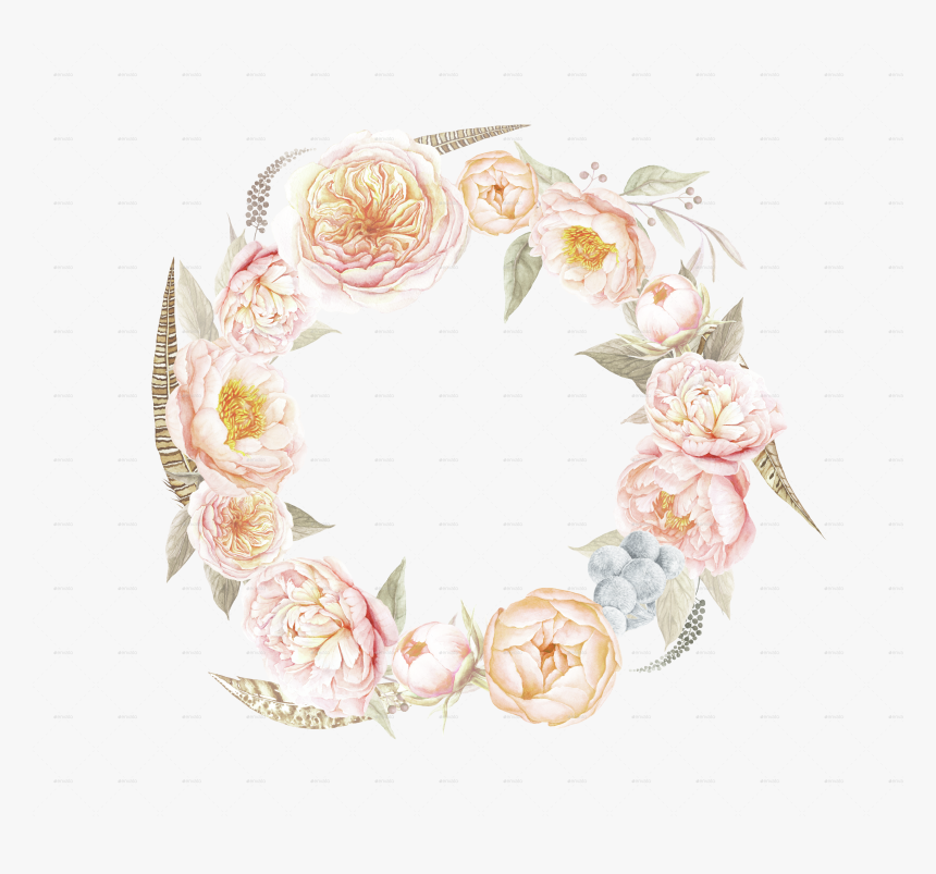 Vintage Flower Corner For Kids - Garden Roses, HD Png Download