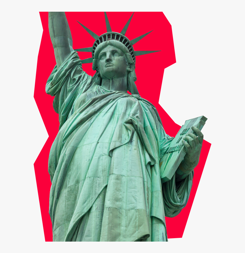 Transparent Statue Of Liberty Png - Statue Of Liberty, Png Download