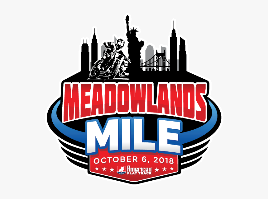 East Rutherford, Nj Track Length - Meadowlands Mile Logo, HD Png Download