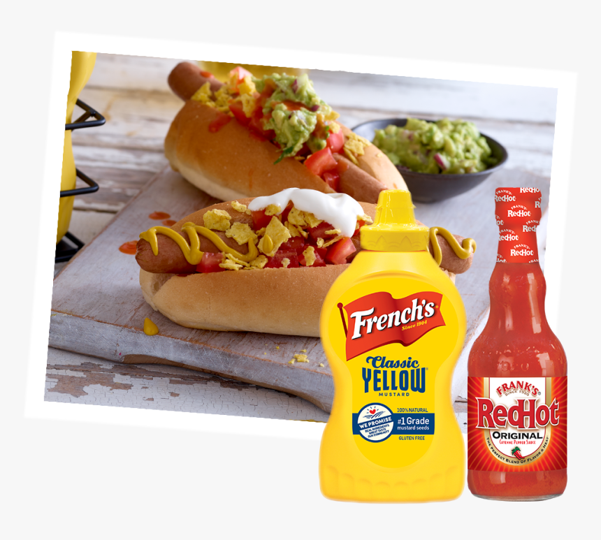 Nacho Crunch Hot Dog - French's Mustard, HD Png Download