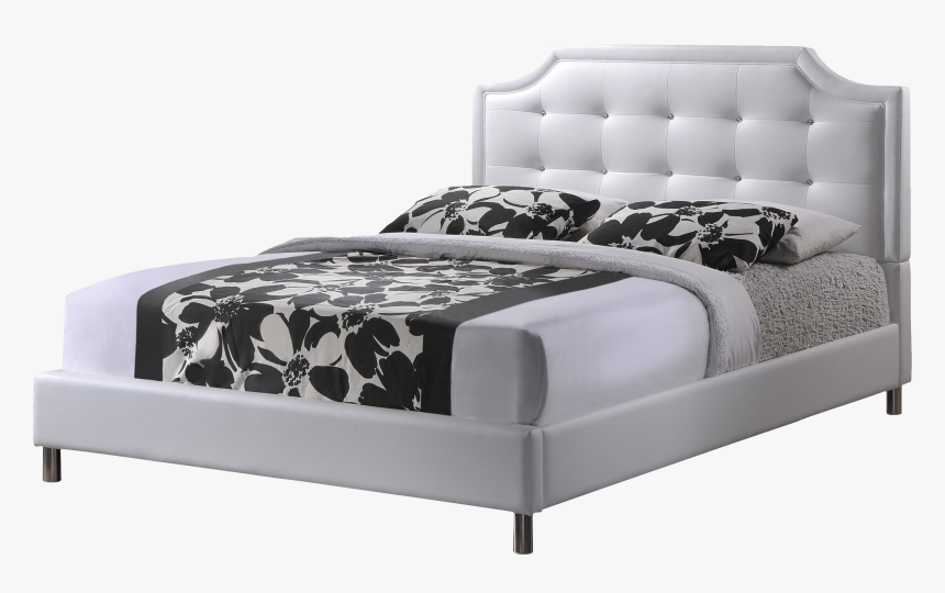 Cool Full Size Beds White Headboard, HD Png Download