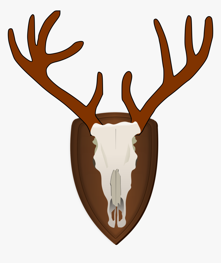 Elk,head,deer - Trophy Hunting Clipart, HD Png Download