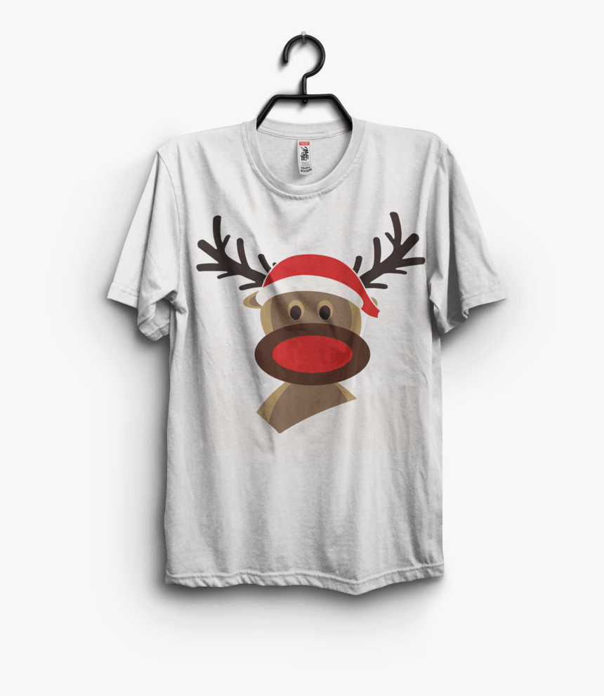 Christmas Deer T Shirt, HD Png Download