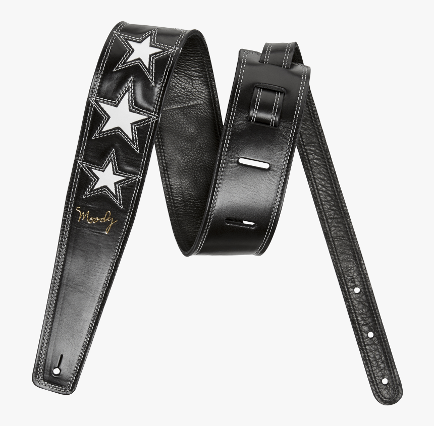 2 - - Strap Guitar Leather Stars, HD Png Download