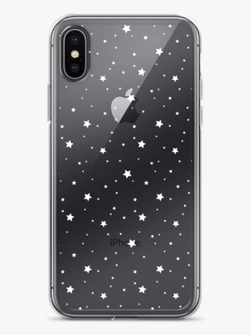 White Star Pattern Transparent Iphone Case - Iphone, HD Png Download