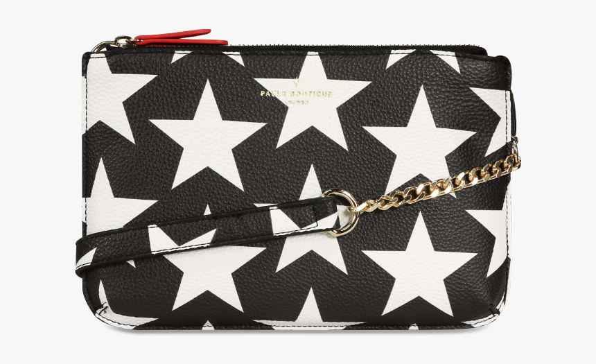 Pauls Boutique Amanda Clutch Bag In Black With White - Rebel Flag Circle, HD Png Download