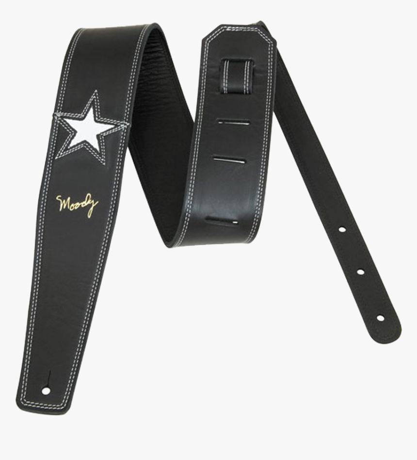 2 - - Leather Star Guitar Strap, HD Png Download