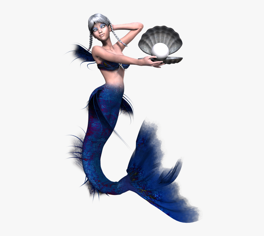 Thumb Image - Realistic Mythical Mermaid Png, Transparent Png
