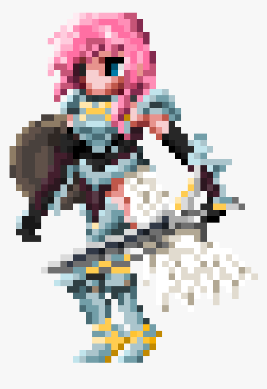 I Hope It S Not Too Messy, It S Very Hard To Make Details - Final Fantasy Lightning Sprite, HD Png Download