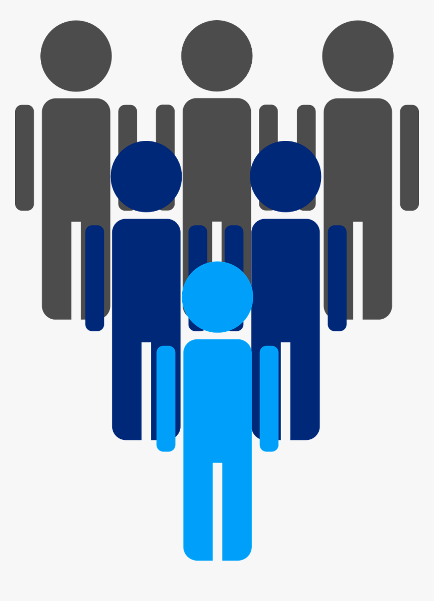 People, Group, Leader, Businessmen, Silhouettes, Team - Groups Of People Clipart, HD Png Download