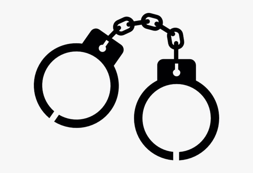 Handcuffs Criminal Defense Lawyer Arrest Clip Art - Arrest Png, Transparent Png