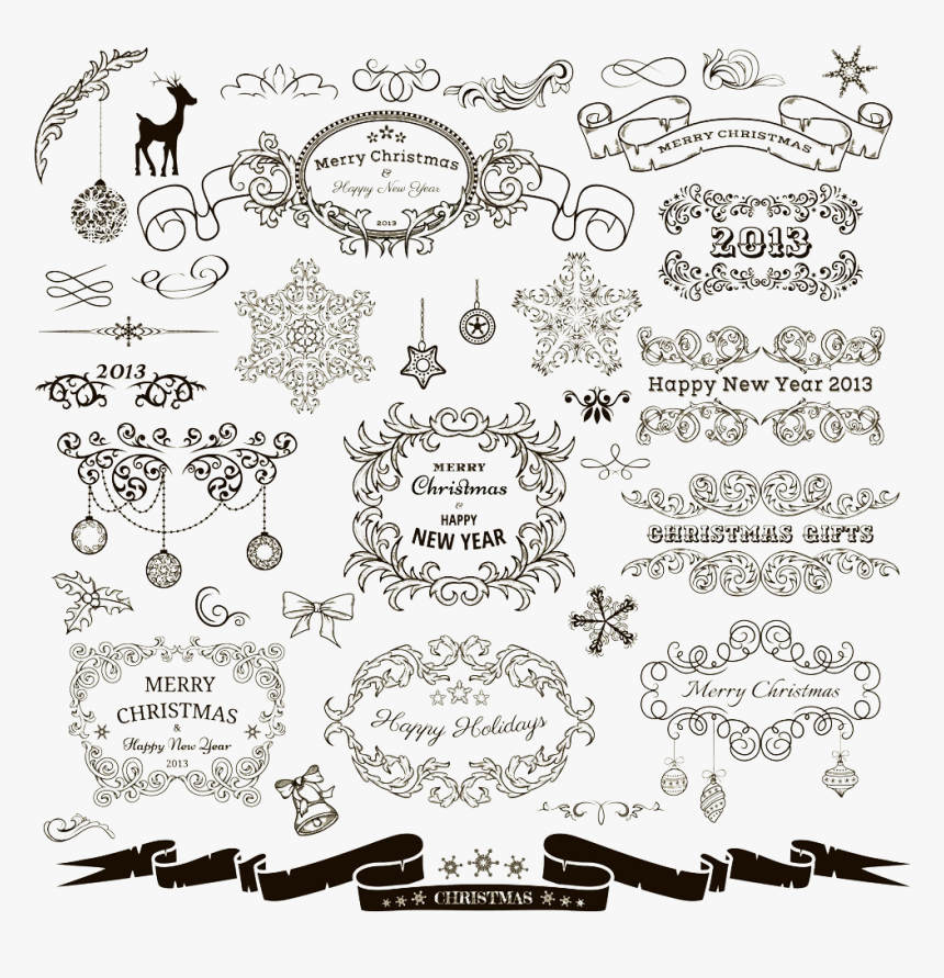 Christmas Euclidean Lace Pattern Transprent Png Free - Lace Pattern Christmas, Transparent Png