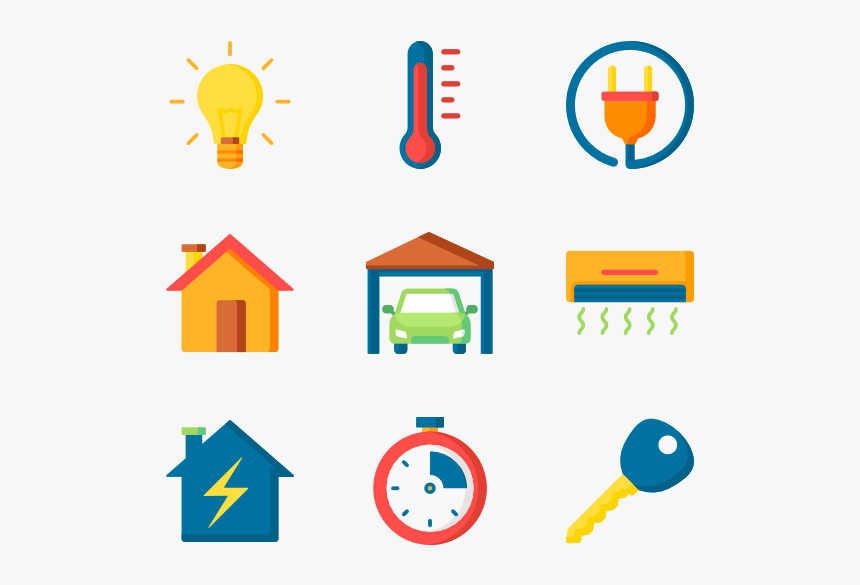 Home Automation - Domotic Icons, HD Png Download