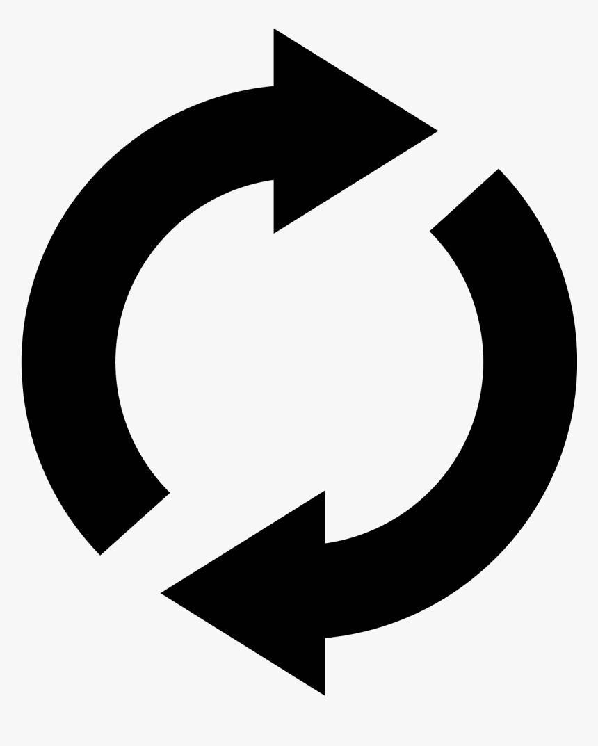 There Are 2 Circular Lines Following Each Other With - Transparent Background Arrow Circle, HD Png Download