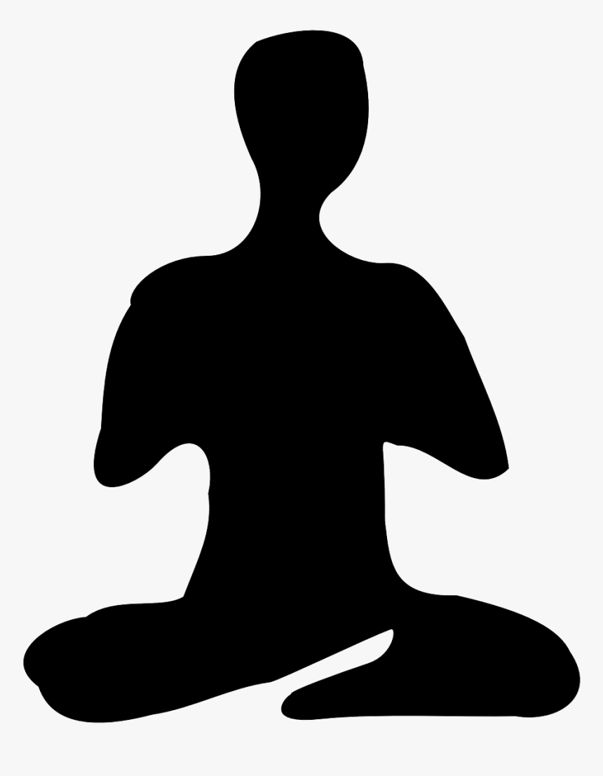 Transparent Sillouette Png - Meditate Icon, Png Download