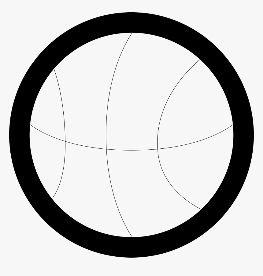 Transparent White Basketball Png - Circle, Png Download