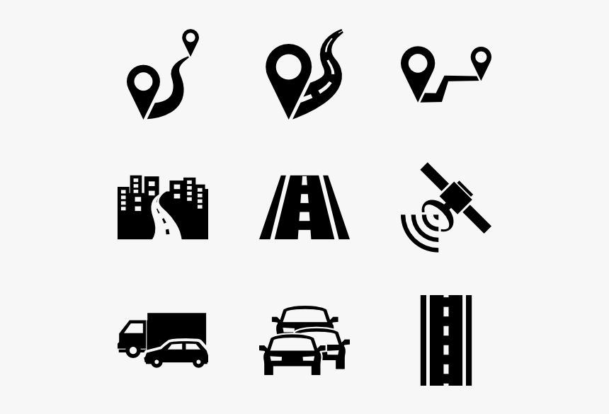 Roads - Road Icons, HD Png Download