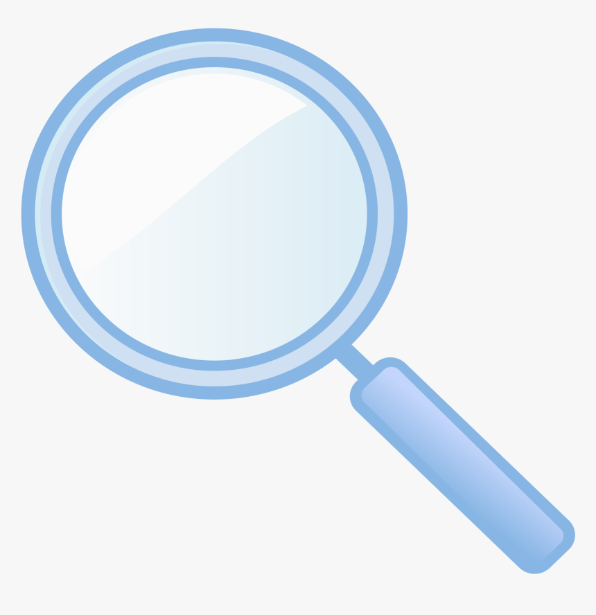 Magnifying Icon Yellow And Blue, HD Png Download