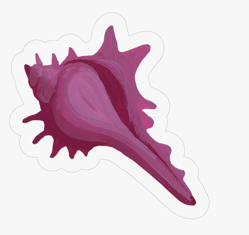 Seashell Print & Cut File - Illustration, HD Png Download