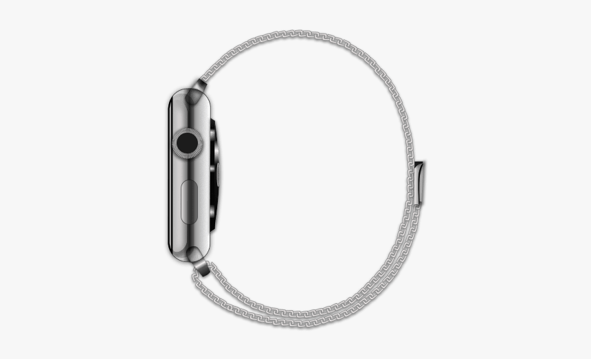 Apple Watch With A Milanese Loop - Apple Watch 3 Mail, HD Png Download