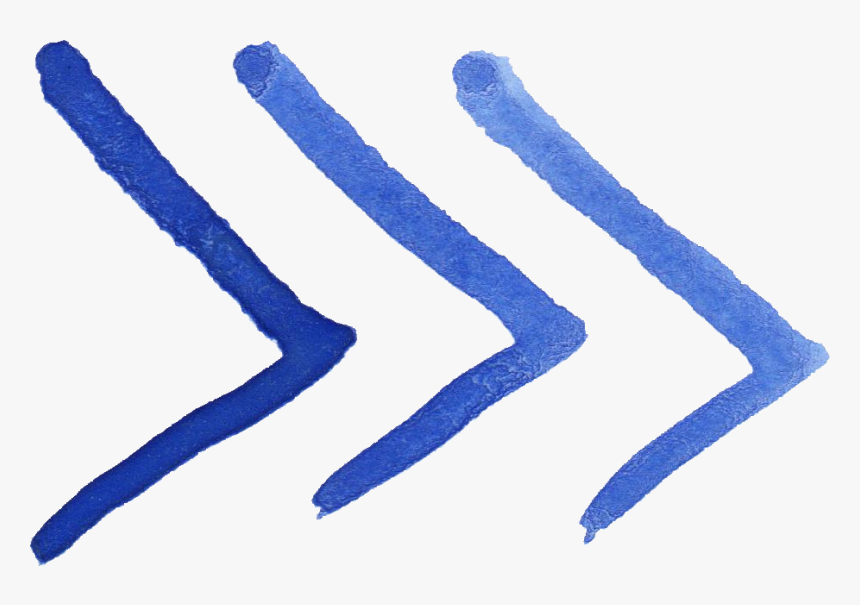 Blue Line Watercolor Png, Transparent Png