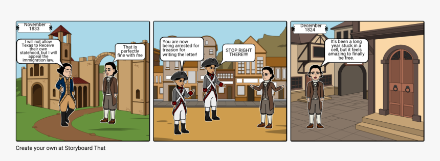 Stephen F Austin Arrested Storyboard, HD Png Download