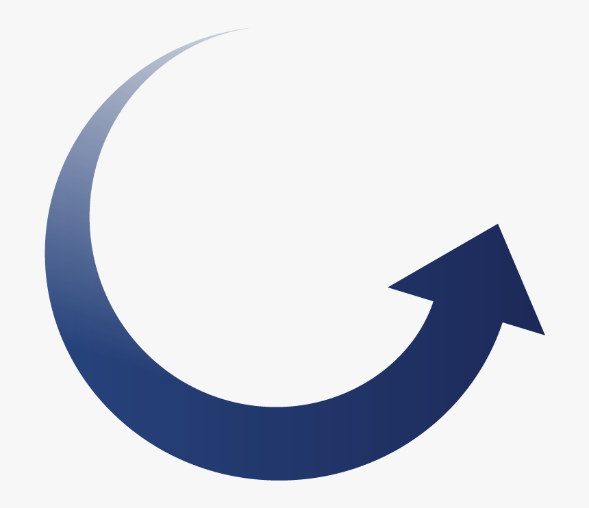 Pix For Red Curved Arrow Png - Blue Circular Arrow Png, Transparent Png