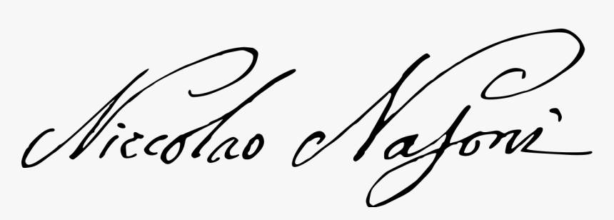 Nicolau Nasoni Assinatura, HD Png Download