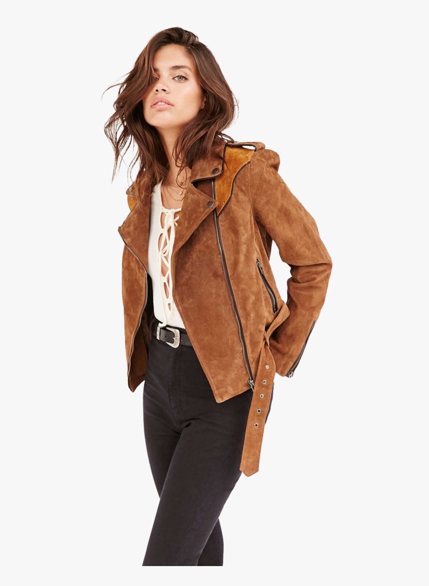 Brown Suede Jacket Urban Outfitters, HD Png Download