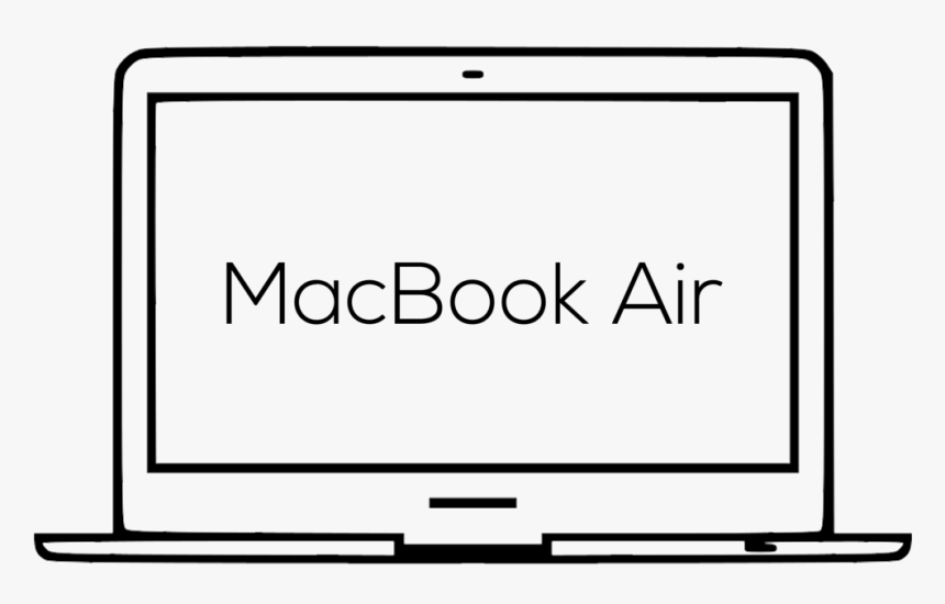 Transparent Macbook Back Png - Display Device, Png Download