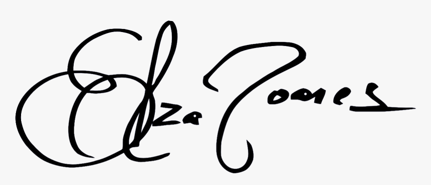 Assinatura Vetorizada De Elza Soares - Assinatura Elza Soares, HD Png Download