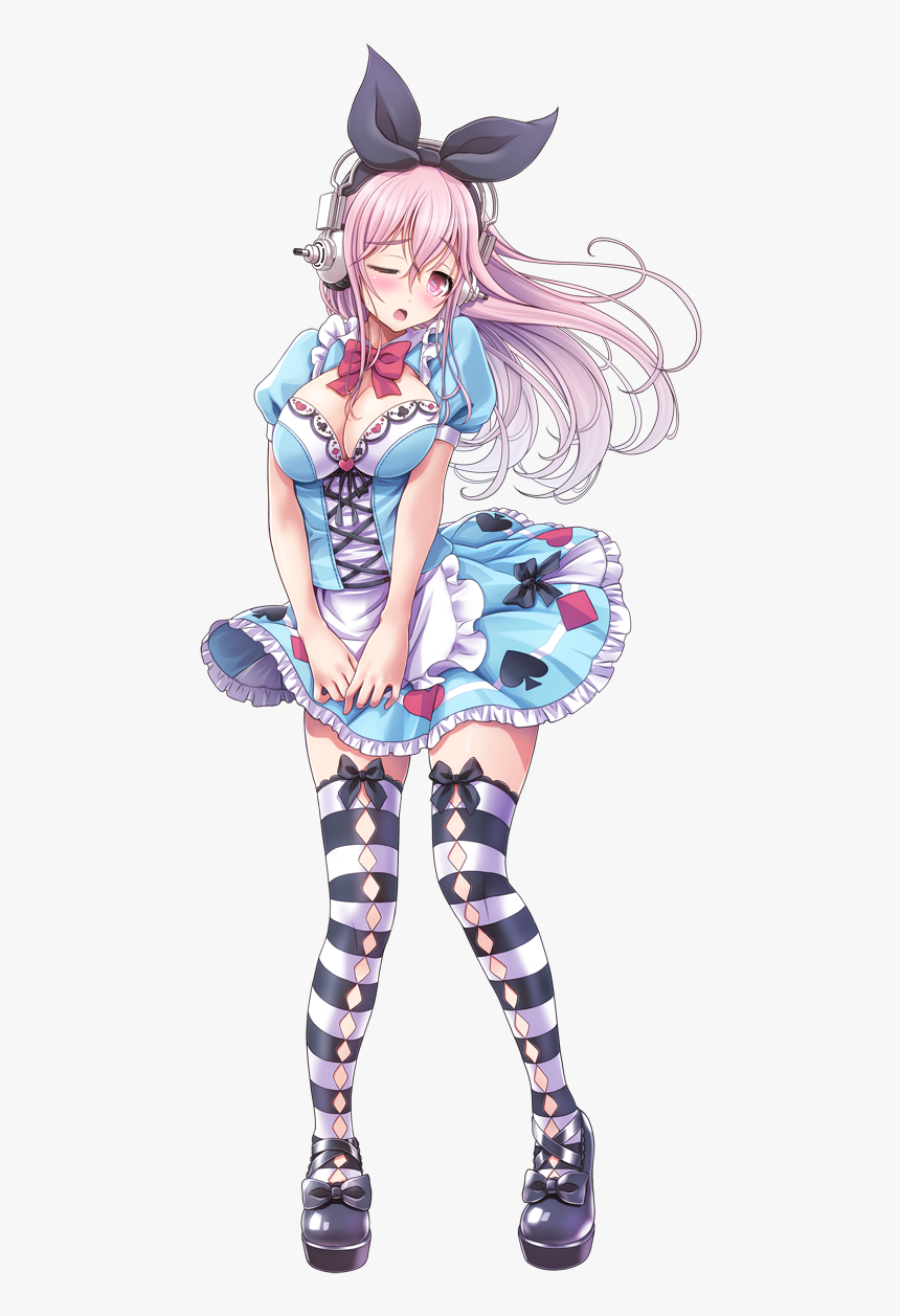 Alice And Super Sonico Drawn By V-mag - Anime, HD Png Download