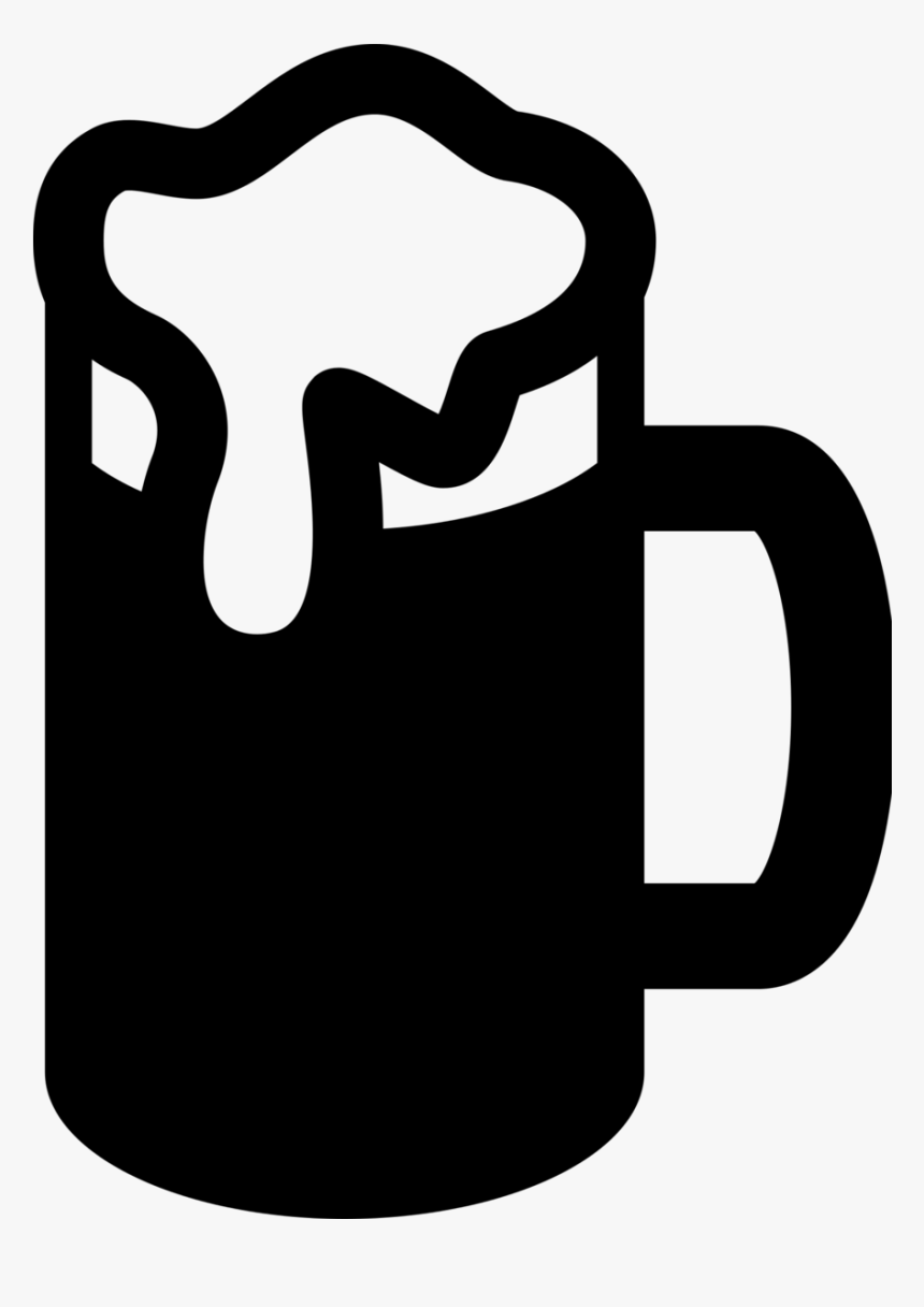 Hd Birthday Party Clipart - Beer Mug Silhouette Png, Transparent Png