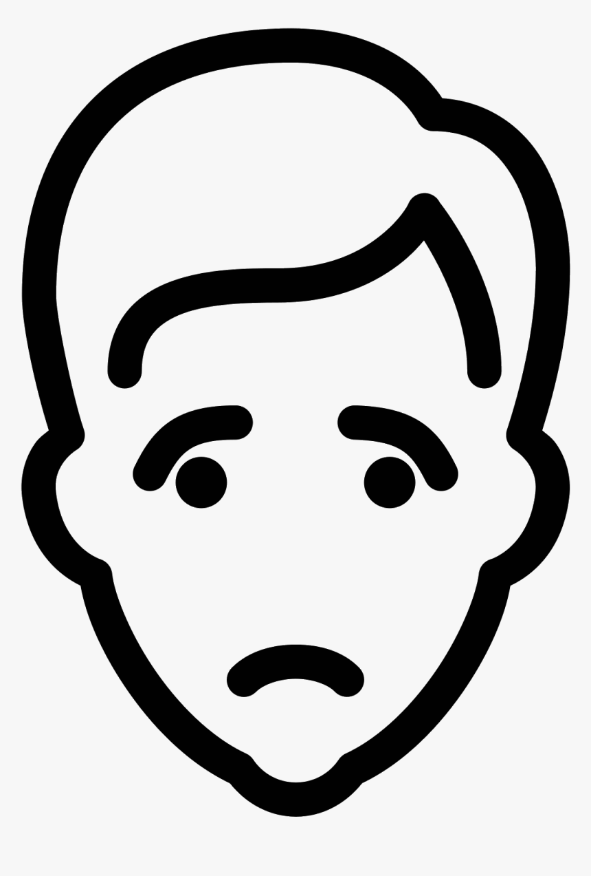 Clip Art Depressed Drawing Ubisafe Icon Male Icon Png Face Transparent Png Transparent Png Image Pngitem