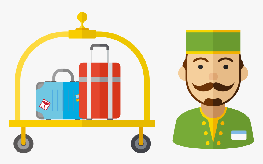 Transparent Waiter Silhouette Png, Png Download