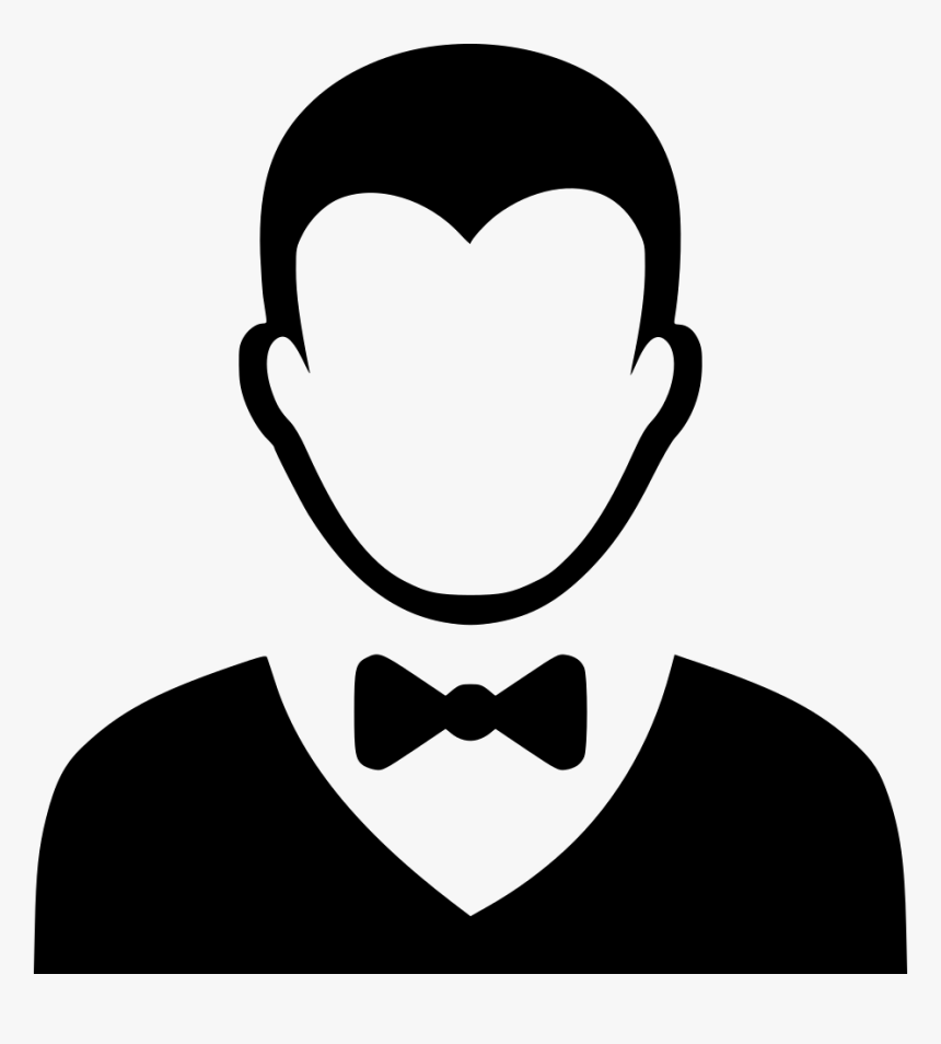 Waiter Man - Man Contact Photo Logo, HD Png Download