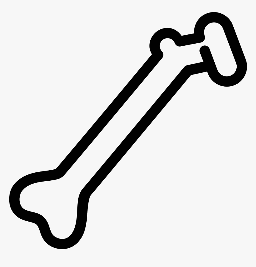 Bone Vector Png - Hueso Icono, Transparent Png