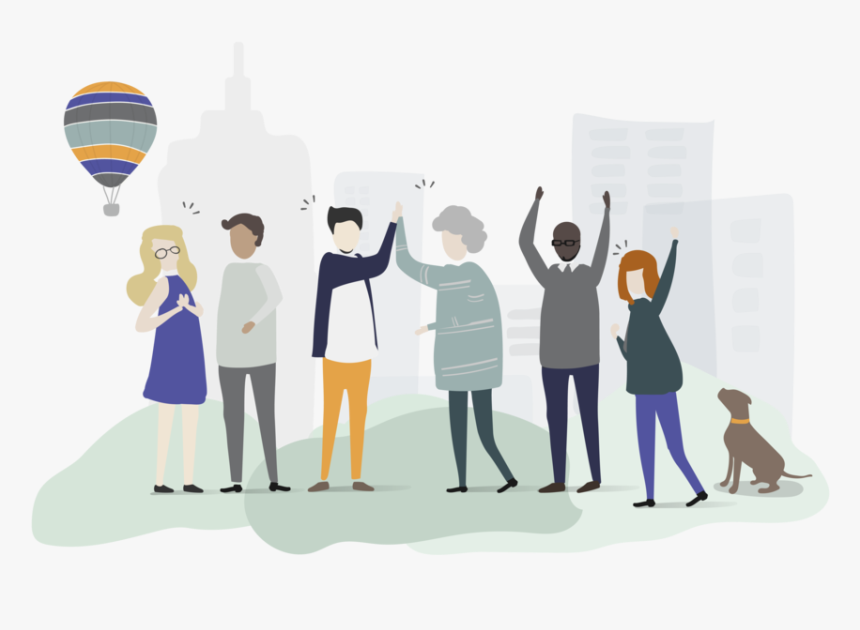 City And People Png - Employee Referrals, Transparent Png
