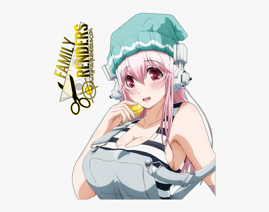 Super Sonico Anime Render, HD Png Download