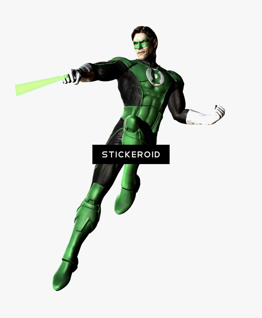 Green Lantern Mask Png - Green Lantern Full Body, Transparent Png