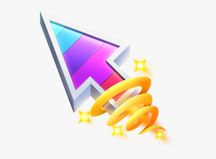 Magic Trail Efectos Animados Del Puntero Del Mouse - Cool Mouse Pointer Png, Transparent Png