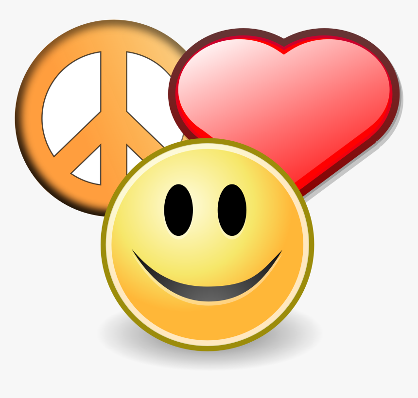 Free Peace Sign Clipart 3 Image - Peace And Love, HD Png Download