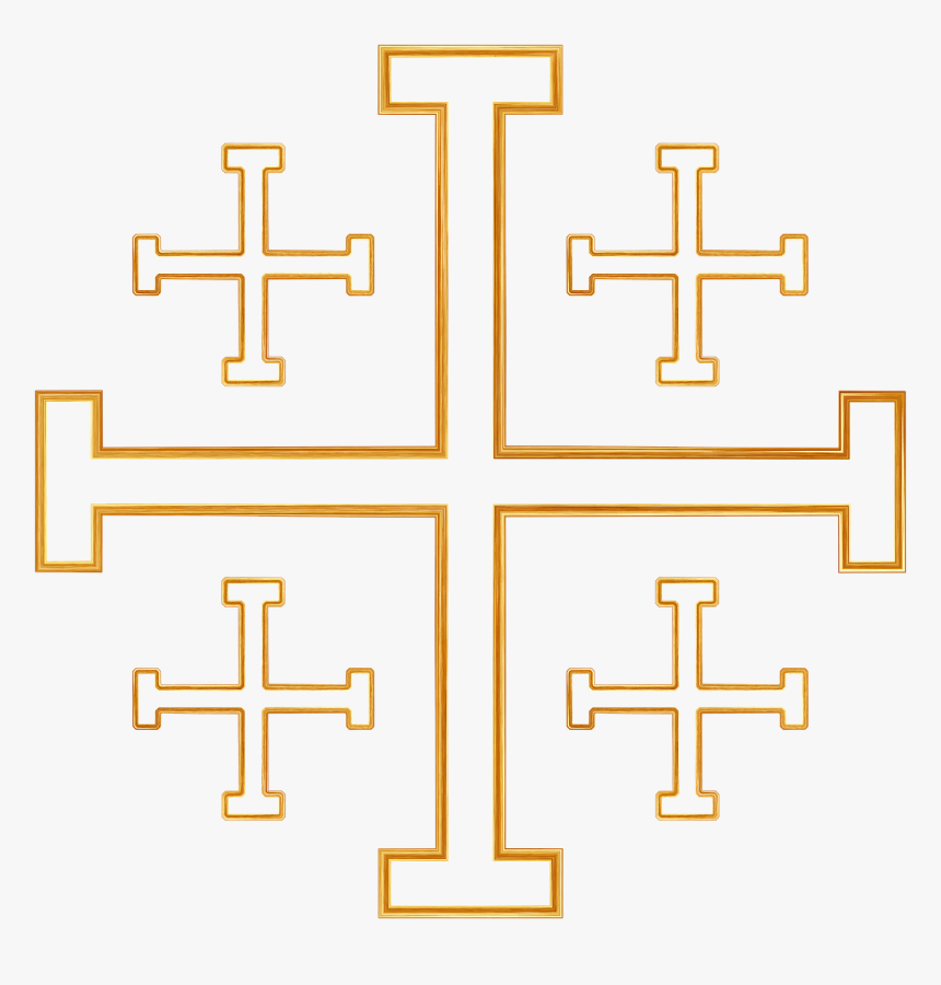 Jerusalem Cross Png, Transparent Png