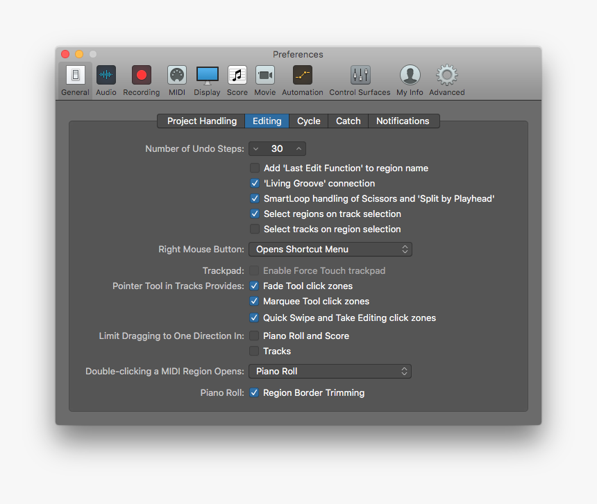 Logic Pro X General Preferences Editing - Android Organized Packages, HD Png Download