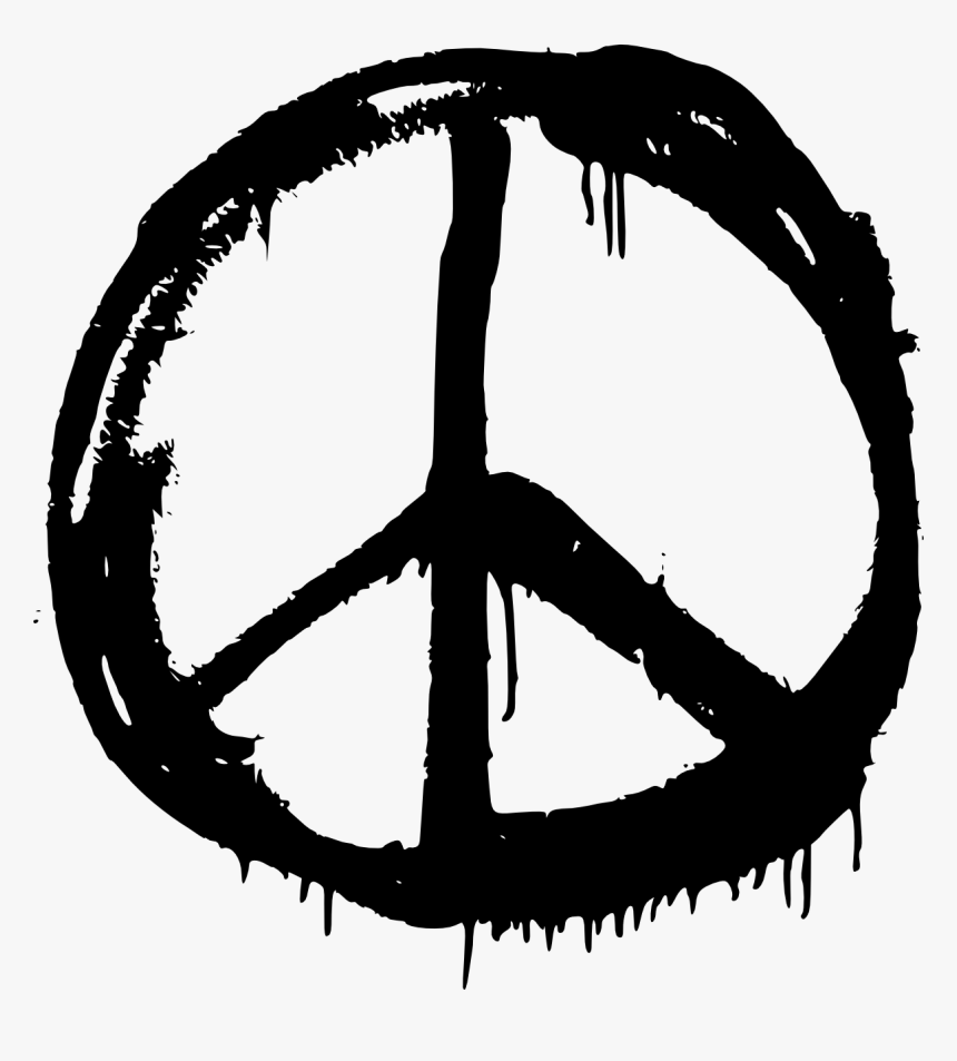 Art Peace Sign Clip - Graffiti Png, Transparent Png