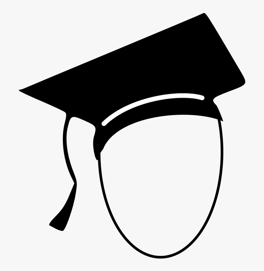 Student With Mortarboard - Square Academic Cap, HD Png Download